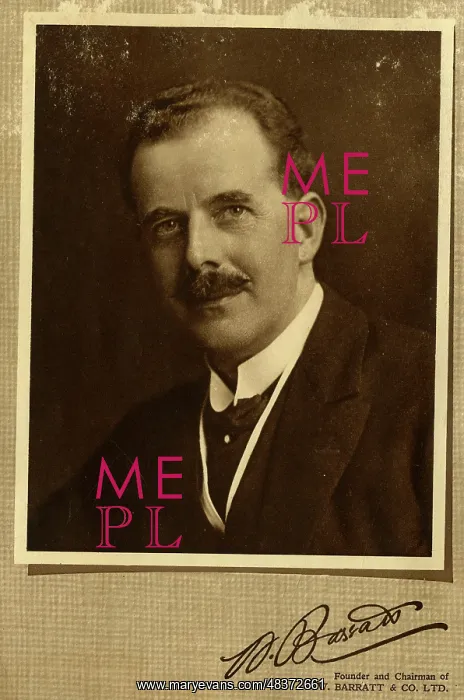 : W Barratt, founder of W Barratt & Co Ltd : W Barratt, founder of W Barratt & Co Ltd