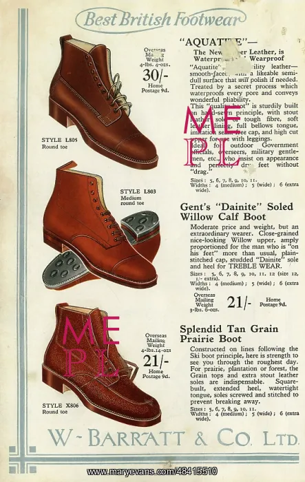 : W Barratt & Co Ltd shoe catalogue, boots : W Barratt & Co Ltd shoe catalogue, boots