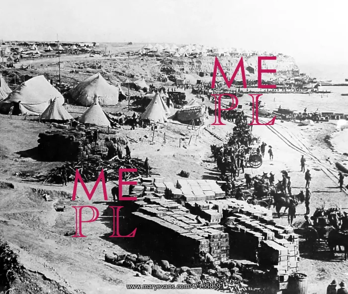  : W Beach Gallipoli during the First World War