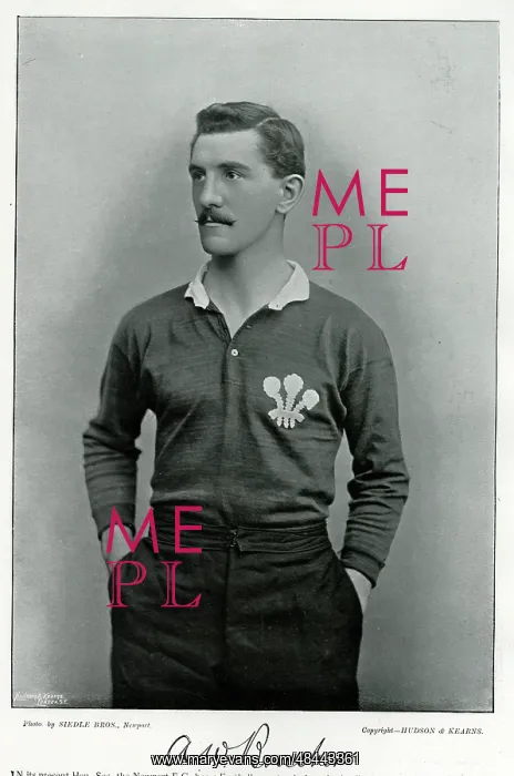  : A W Boucher, Welsh Rugby International player