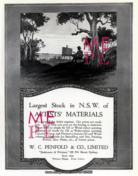 : W. C. Penfold & Co Advertisement : W. C. Penfold & Co Advertisement