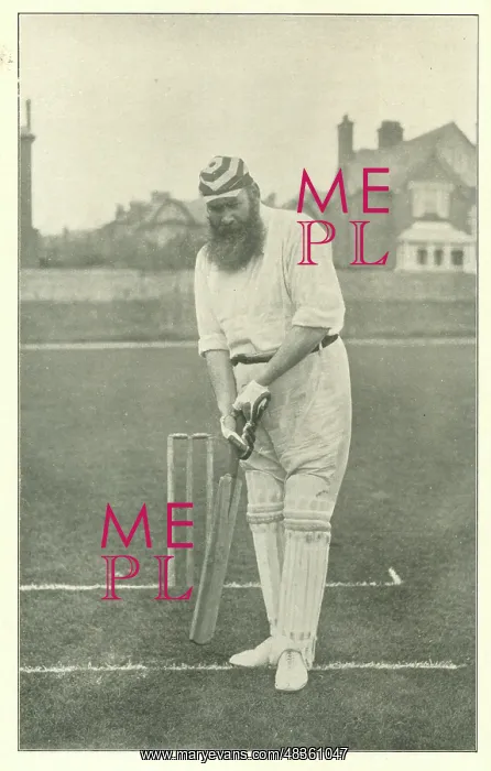  : W G Grace, legendary cricketer, batting