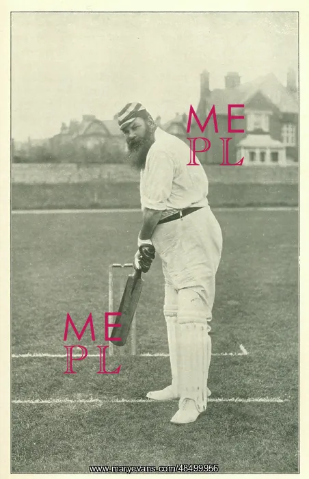  : W G Grace, legendary cricketer, batting
