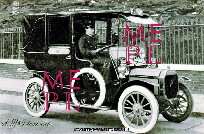 : W & G taxi cab and driver for hire : W & G taxi cab and driver for hire