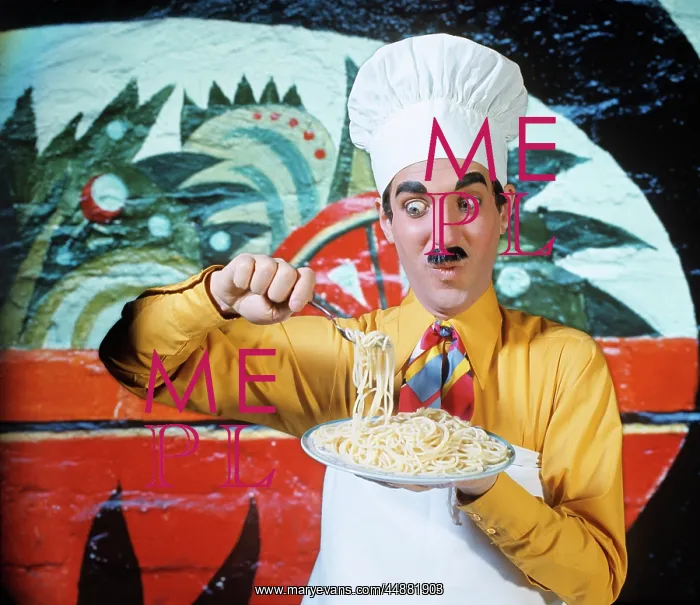 : Wacky Funny Character Man In Chef : Wacky Funny Character Man In Chef
