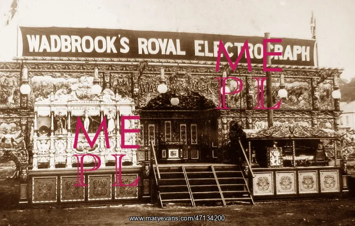 : Wadbrook's Royal Electrograph Bioscope Show early 1900s : Wadbrook's Royal Electrograph Bioscope Show early 1900s