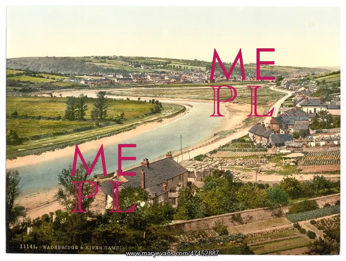  : Wadebridge and River Carmel, Cornwall, England