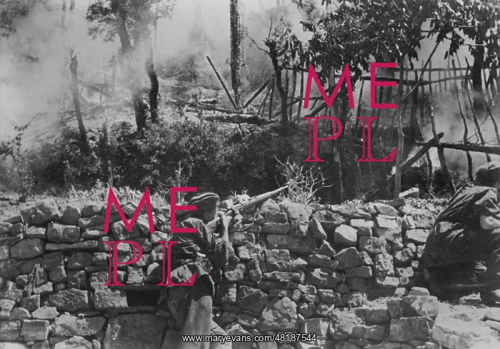 : Waffen-SS fighting with partisans, 1944 : Waffen-SS fighting with partisans, 1944