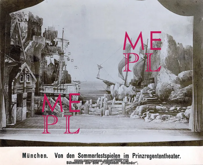: Wagner's opera The Flying Dutchman, Munich : Wagner's opera The Flying Dutchman, Munich