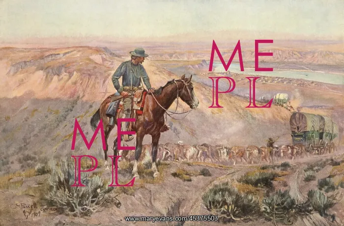 : THE WAGON BOSS, by Charles Marion Russell : THE WAGON BOSS, by Charles Marion Russell