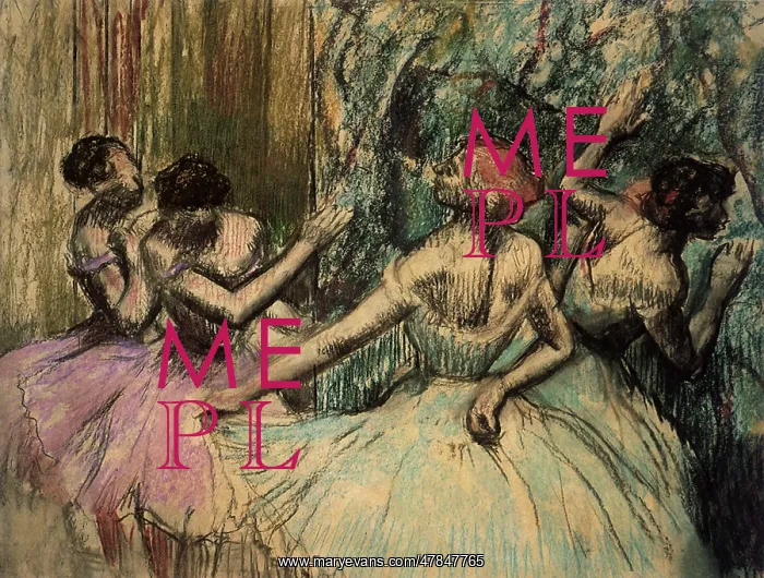  : Waiting in the Wings, by Degas