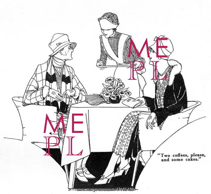 : WAITRESS IN TEA SHOP : WAITRESS IN TEA SHOP