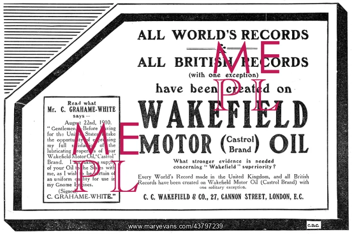 : Wakefield Castrol Motor Oil : Wakefield Castrol Motor Oil