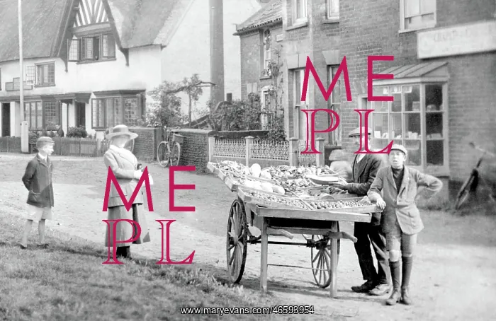 : Walberswick, Fruit and Veg Stall 1919 : Walberswick, Fruit and Veg Stall 1919
