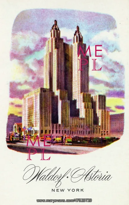  : Waldorf Astoria Hotel, New York