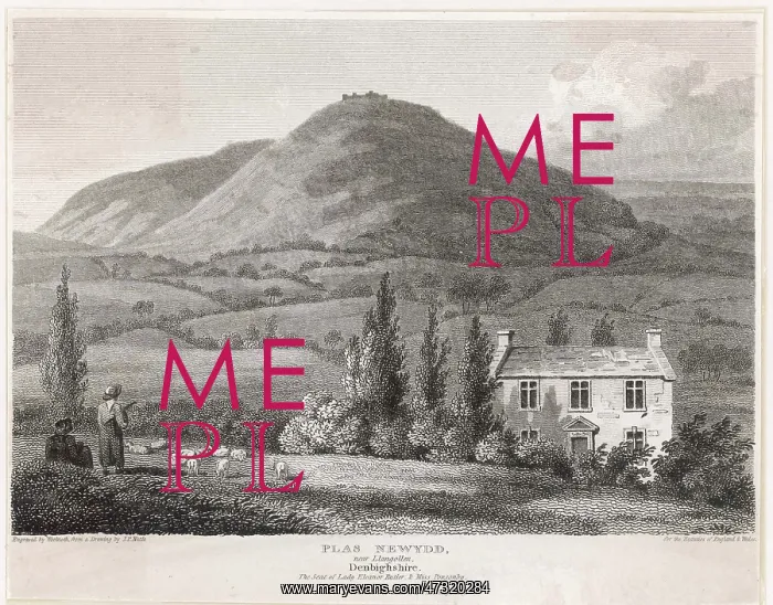 : WALES / PLAS NEWYDD / 1813 : WALES / PLAS NEWYDD / 1813
