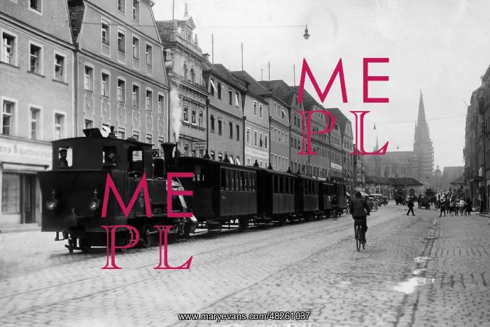 : Walhalla railway in Regensburg, 1936 : Walhalla railway in Regensburg, 1936