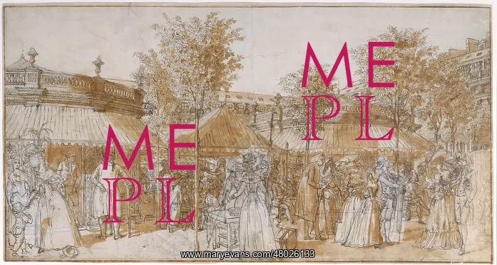 : The walk from the Palais Royal, Paris : The walk from the Palais Royal, Paris