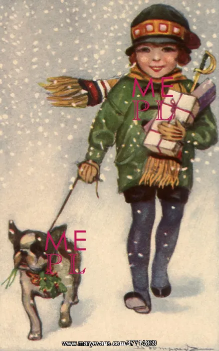  : Walking Dog in Snow