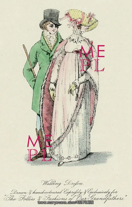 : Walking dress 1807 : Walking dress 1807
