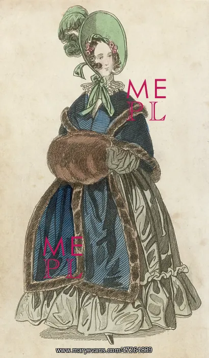 : Walking dress 1840 : Walking dress 1840