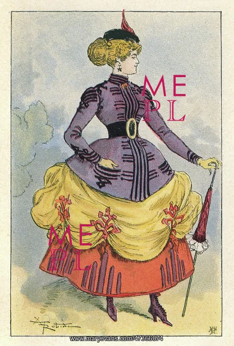 : Walking Dress 1864 : Walking Dress 1864