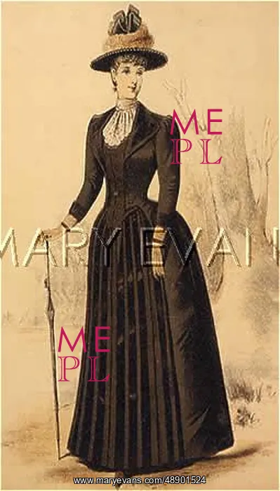  : WALKING DRESS 1888