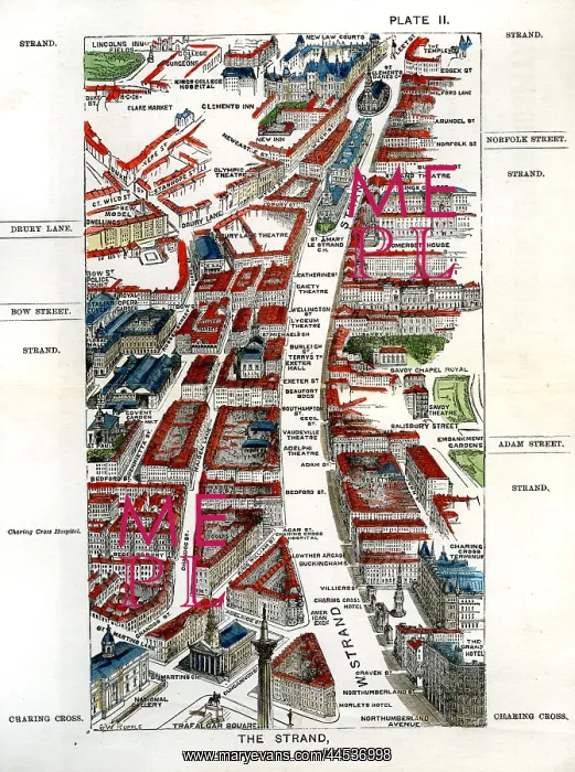 : Walks of London - The Strand From Charing Cross no : Walks of London - The Strand From Charing Cross no