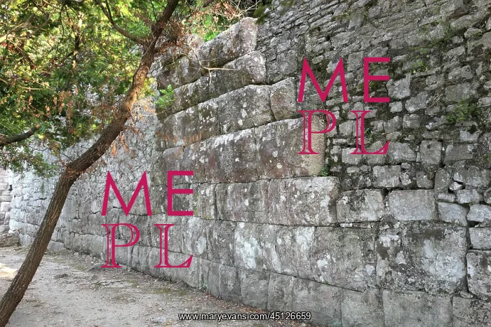 : Wall, Butrint, Chaonia, Albania : Wall, Butrint, Chaonia, Albania