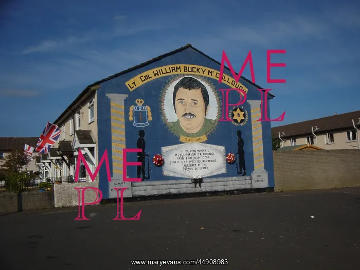 : Wall mural of fallen comrades at Belfast : Wall mural of fallen comrades at Belfast
