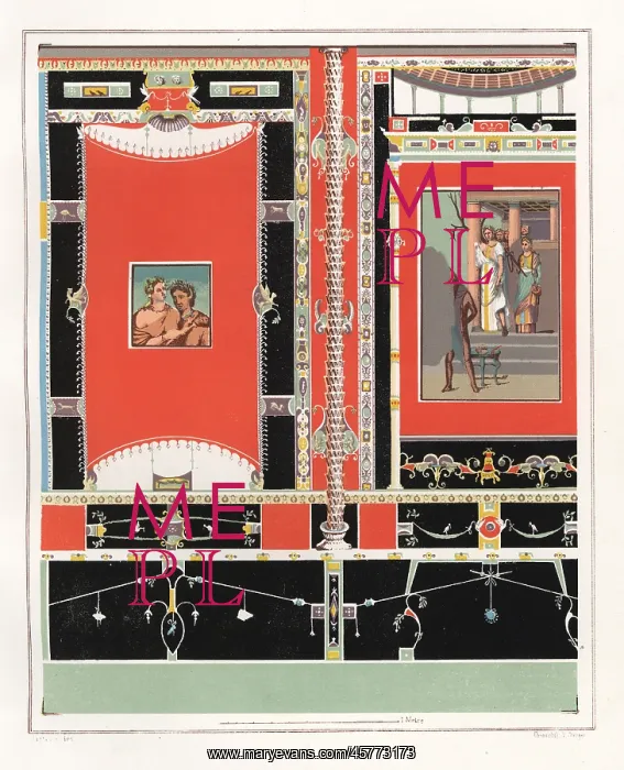 : Wall painting of Iphigenia from the tablinum : Wall painting of Iphigenia from the tablinum