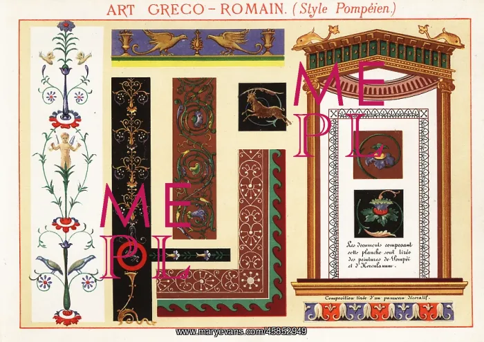 : Wall paintings, murals, panels and borders from : Wall paintings, murals, panels and borders from