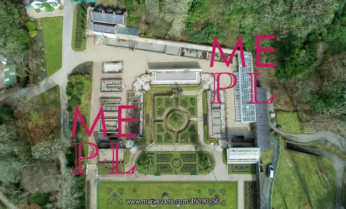 : Walled gardens, Kylemore Abbey, County Galway, Ireland : Walled gardens, Kylemore Abbey, County Galway, Ireland