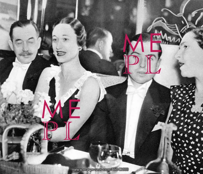 : Wallis Simpson at Quaglinos, April 1936 : Wallis Simpson at Quaglinos, April 1936