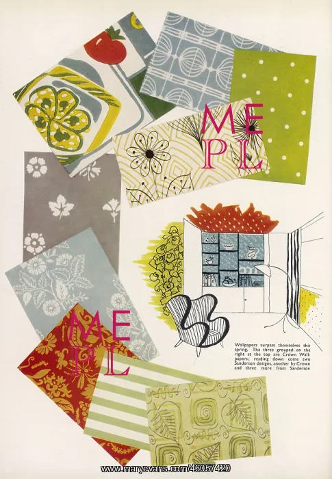 : Wallpaper, 1954 : Wallpaper, 1954