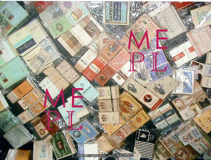 : Wallpaper design, 1950's, cigarette packaging selection : Wallpaper design, 1950's, cigarette packaging selection