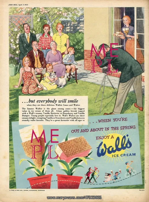 : Wall's ice cream advertisement : Wall's ice cream advertisement