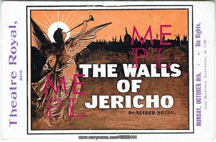 : The Walls of Jericho by Alfred Sutro : The Walls of Jericho by Alfred Sutro
