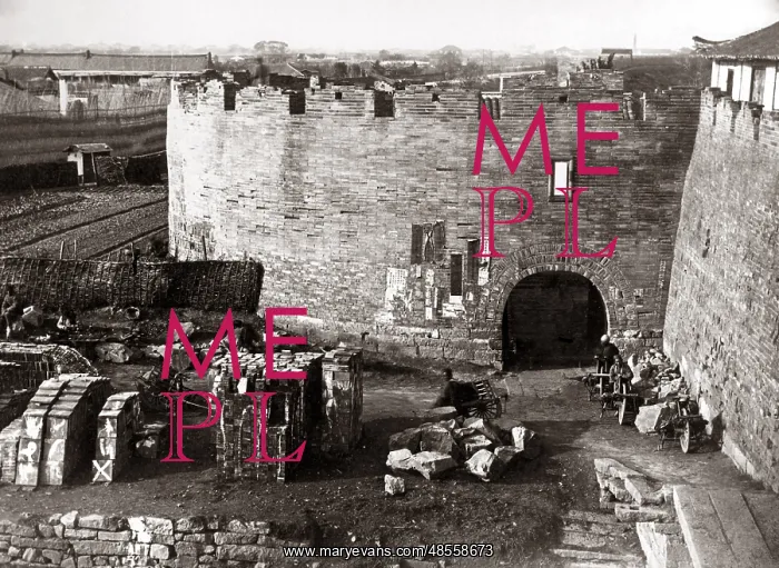  : The walls of Shanghai, China, 1870s