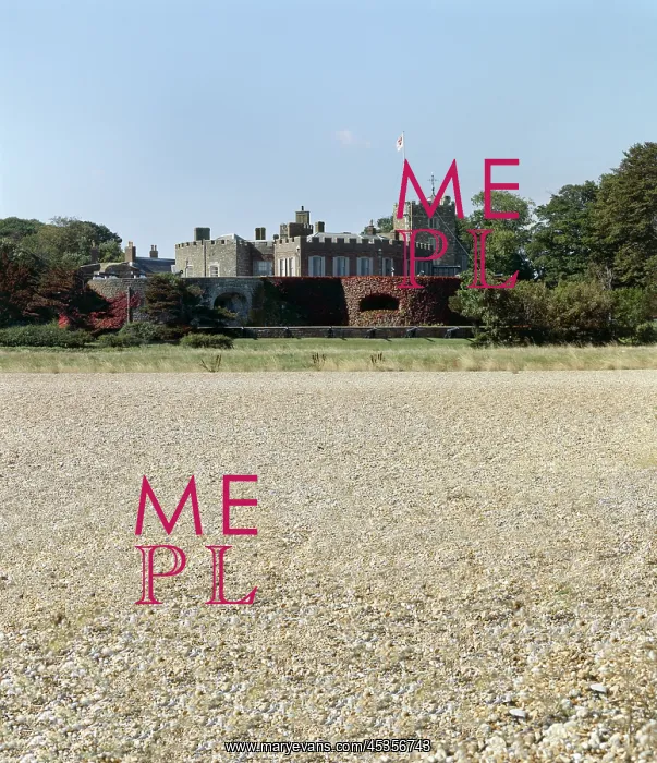 : Walmer Castle from the beach : Walmer Castle from the beach