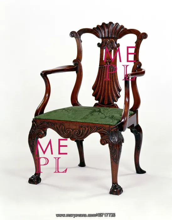 : Walnut armchair : Walnut armchair