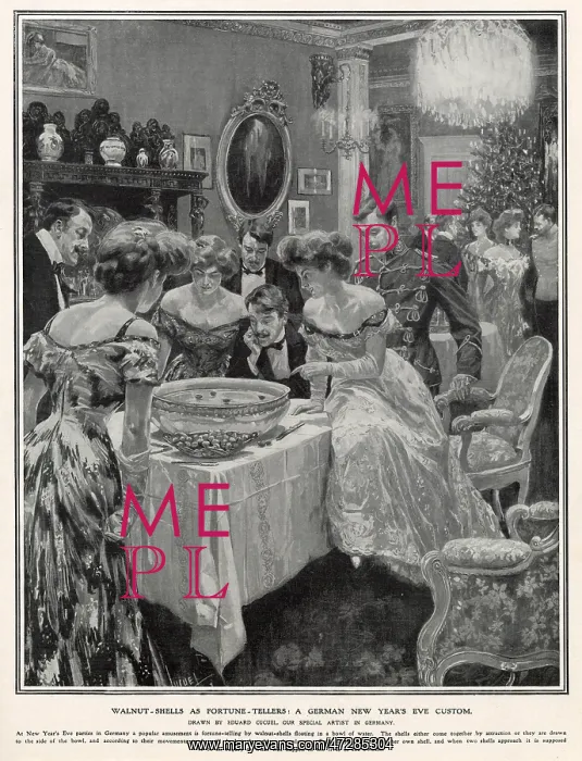 : Walnut Shells as a Fortune Teller 1908 : Walnut Shells as a Fortune Teller 1908