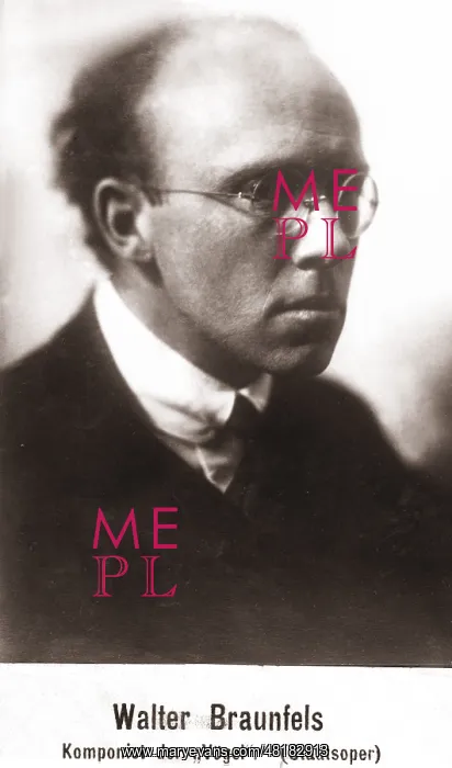 : Walter Braunfels, 1922 : Walter Braunfels, 1922