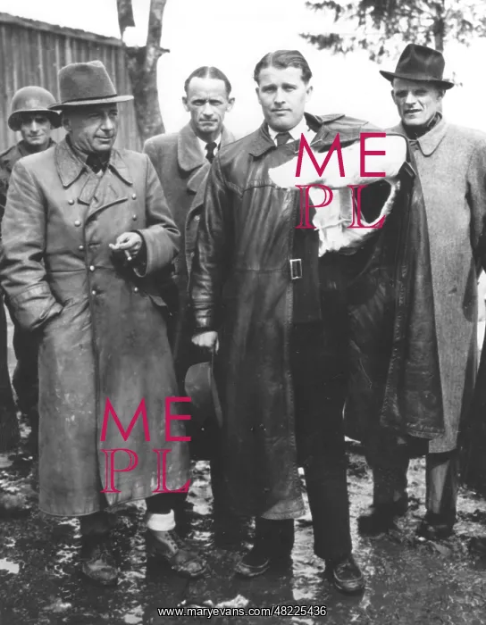 : Walter Dornberger, Herbert Axster, Wernher von Braun and : Walter Dornberger, Herbert Axster, Wernher von Braun and