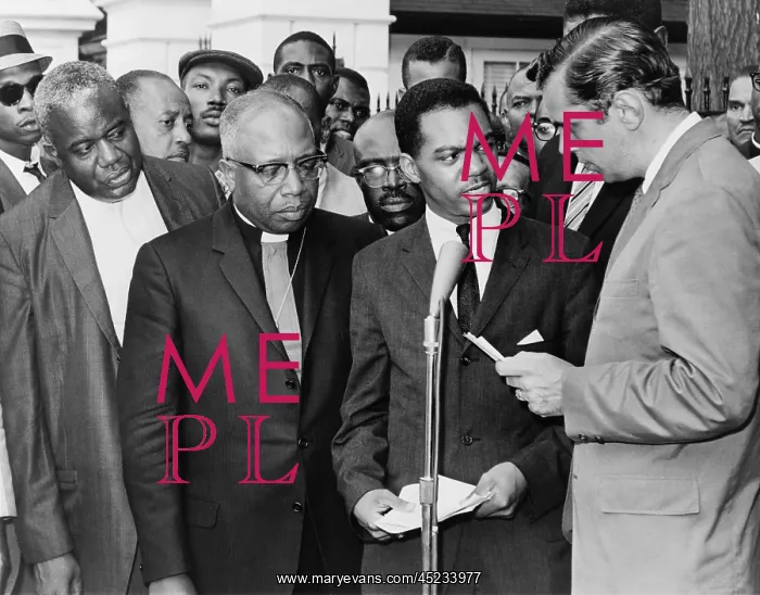 : Walter Fauntroy (second from right), Bishop ? : Walter Fauntroy (second from right), Bishop ?