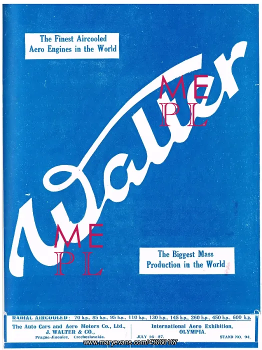 : Walter - The Finest Aircooled Aero Engines In The World : Walter - The Finest Aircooled Aero Engines In The World