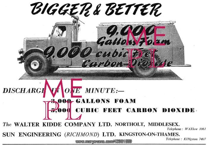 : Walter Kidde Airport Fire & Crash Tender