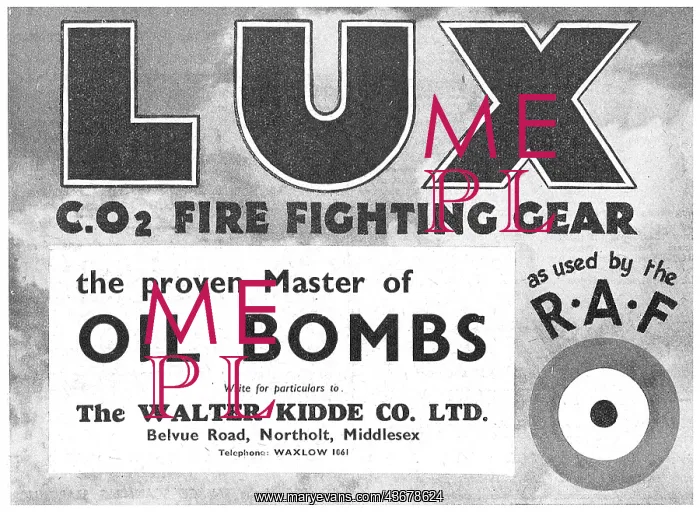 : Walter Kidde LUX CO2 Fire Fighting : Walter Kidde LUX CO2 Fire Fighting