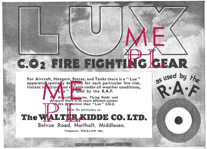  : Walter Kidde LUX CO2 Fire Fighting Gear