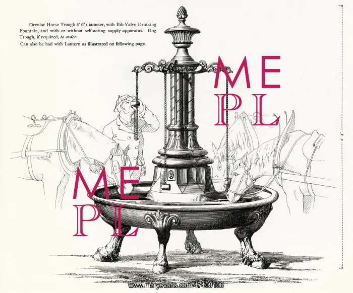 : Walter MacFarlane, Water Trough 1906 : Walter MacFarlane, Water Trough 1906